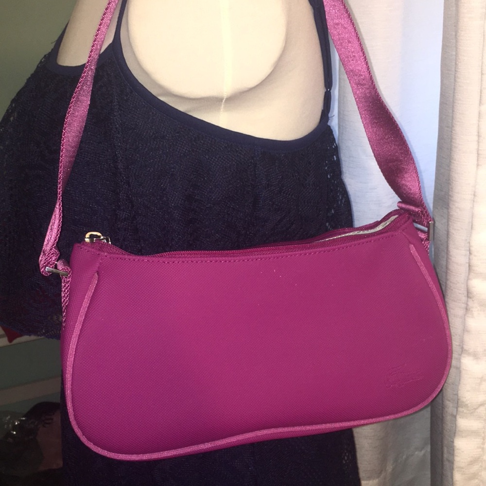 Fuchsia Lacoste Purse